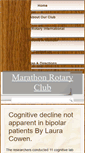 Mobile Screenshot of marathonrotary.com